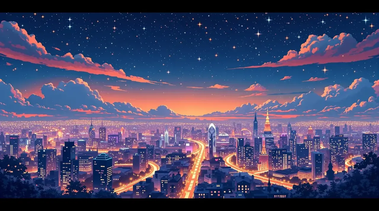 橘灯下的甜夜，星光里的故事 甜夜都市影视主题海报