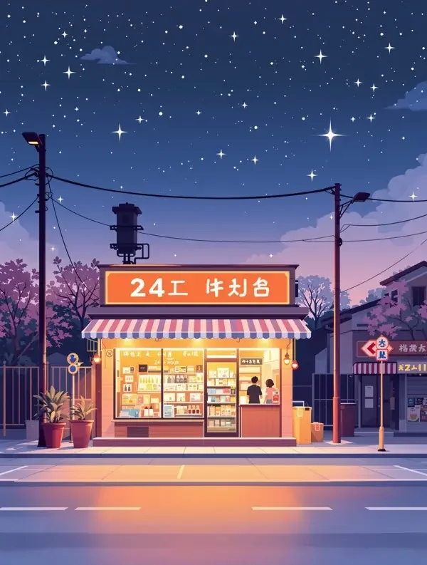 星河便利店 嫩草影院人气榜 星河便利店 甜夜都市剧集海报